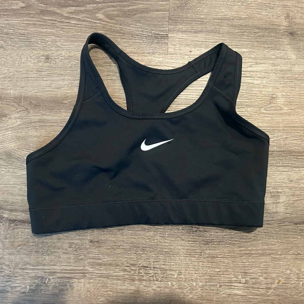 Nike Black Compression Sports Bra for Active Support